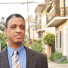 TheContraflow Lead Researcher M. Darryl Woods on Treme St. in New Orleans, 2010 In The Treme