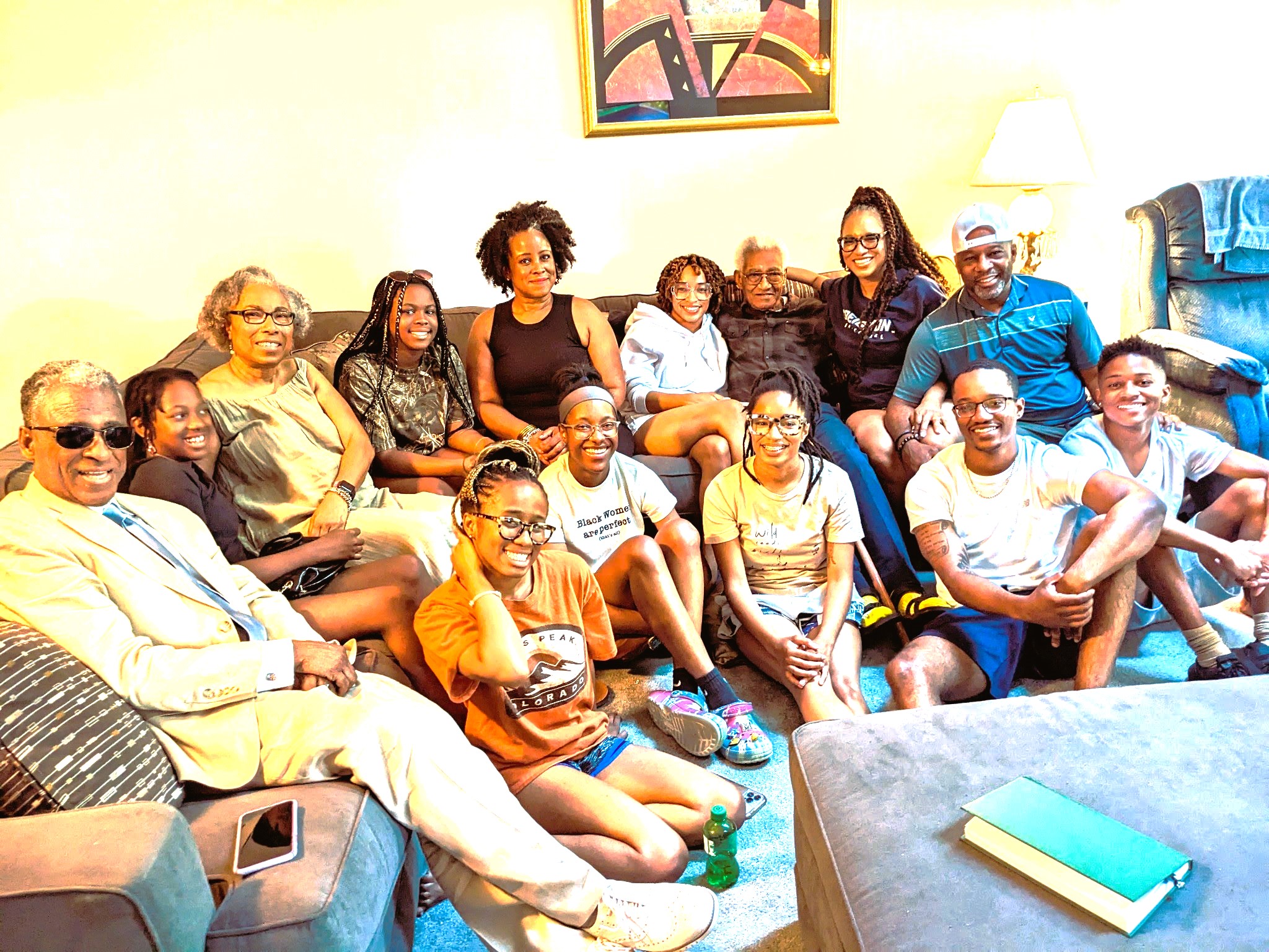 The VJ Woods descendants after mother’s memorial in Omaha in May 28, 2024 The Family