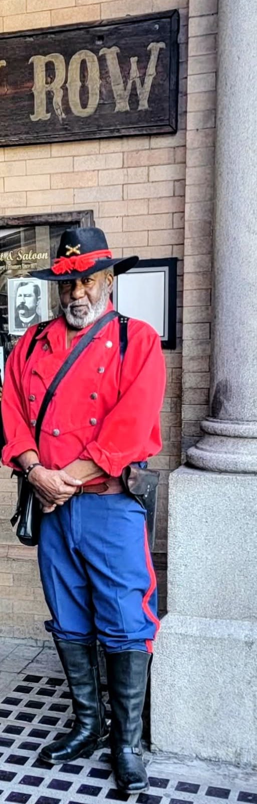 10th Cavalry Buffalo Soldier Reenactor Don Chisholm Buffalo Soldier