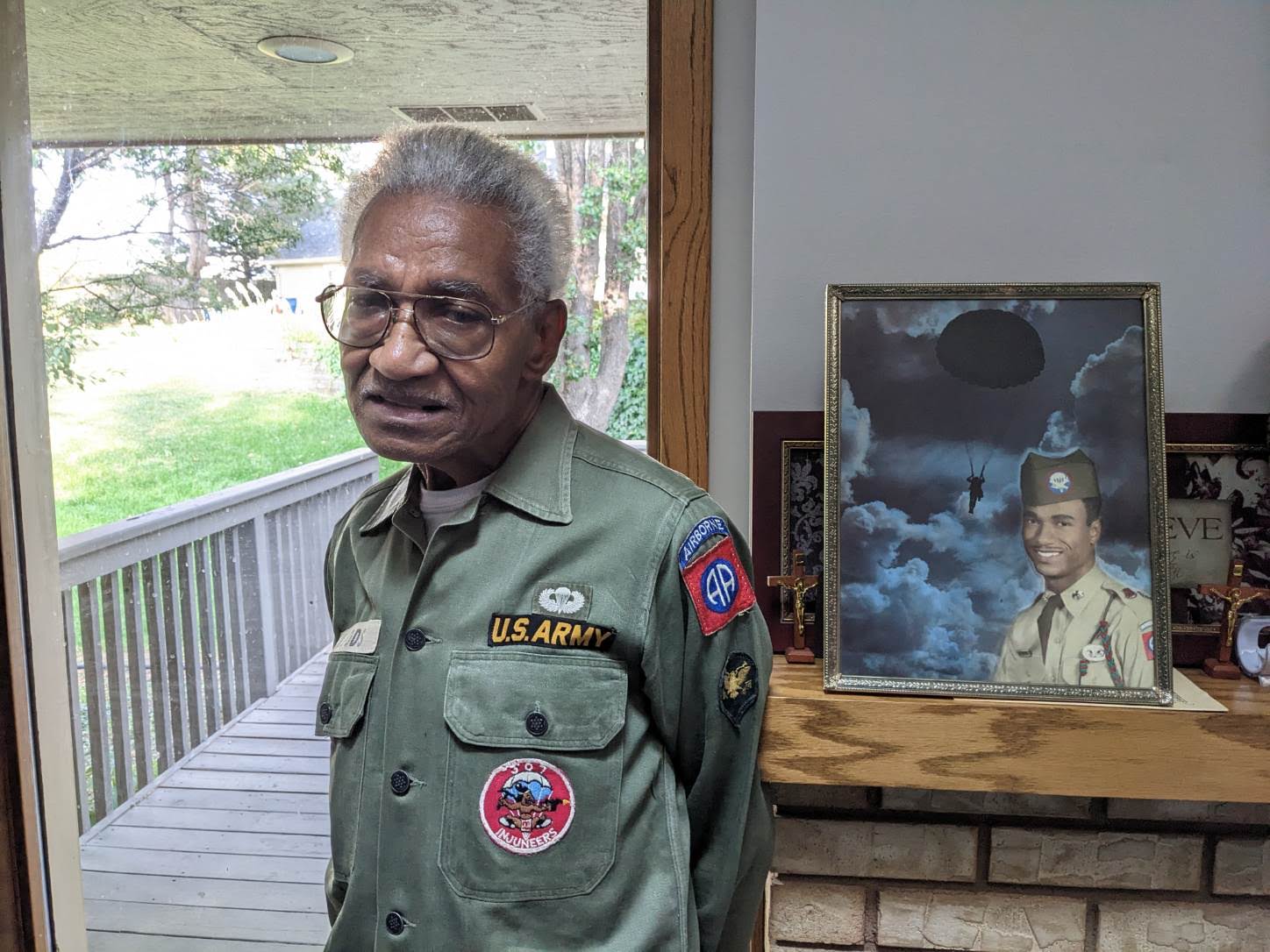 VJ Woods US Army 82nd Airborne Division veteran in 2023 VJW